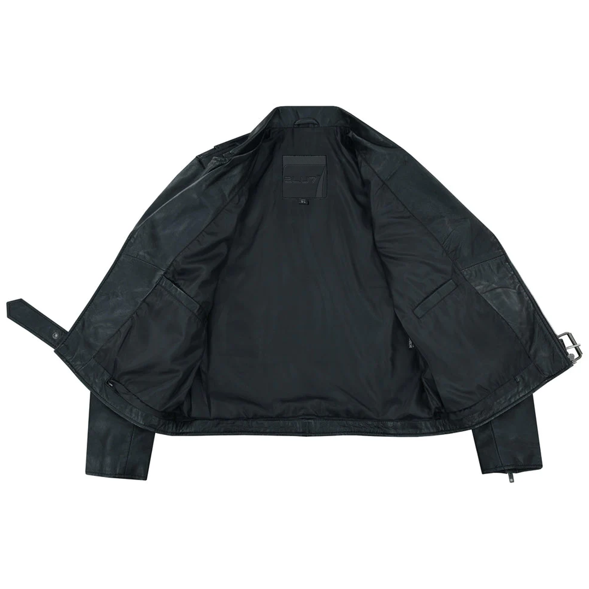 Shethorn Women's Black Leather Jacket