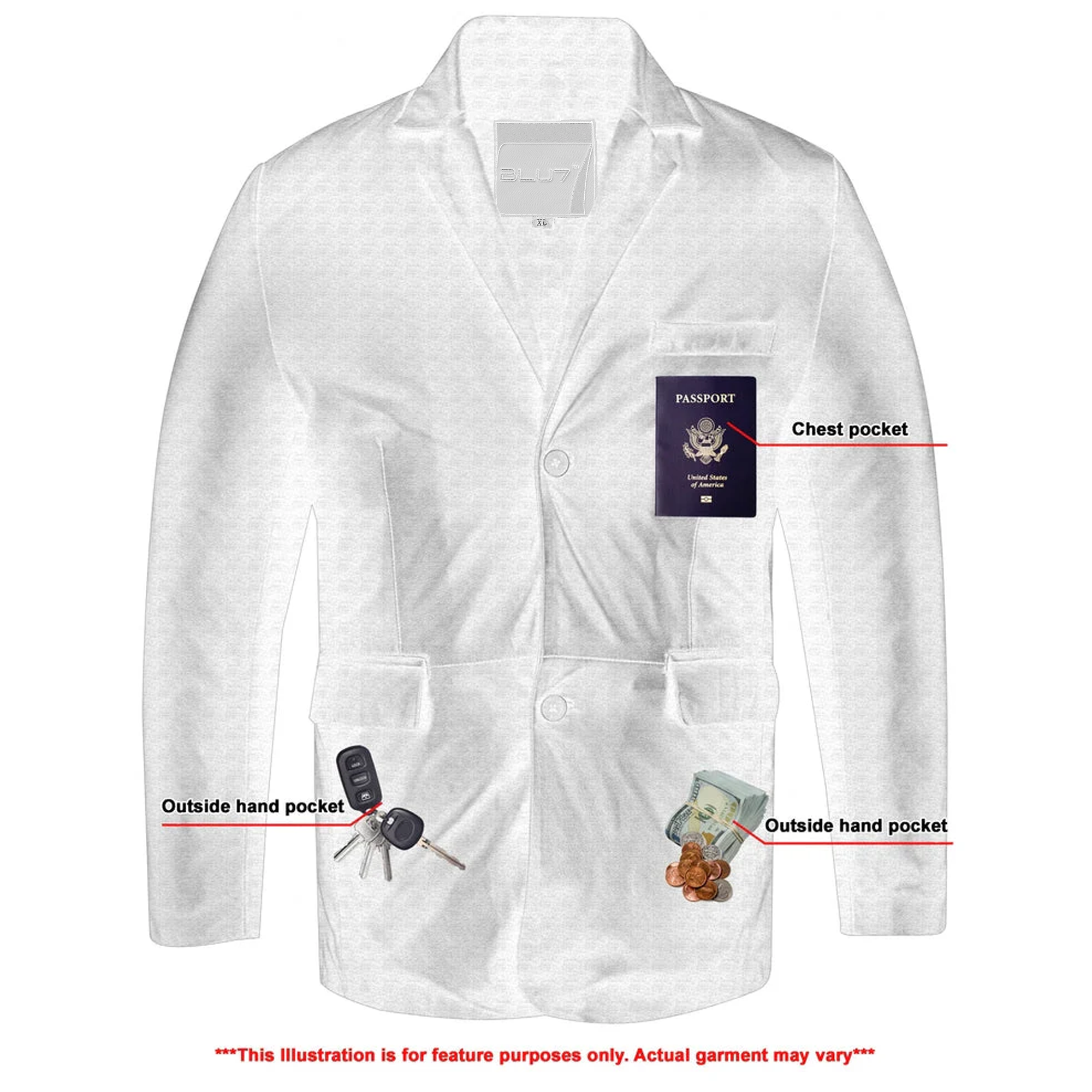 Glider Men’s Leather Blazer