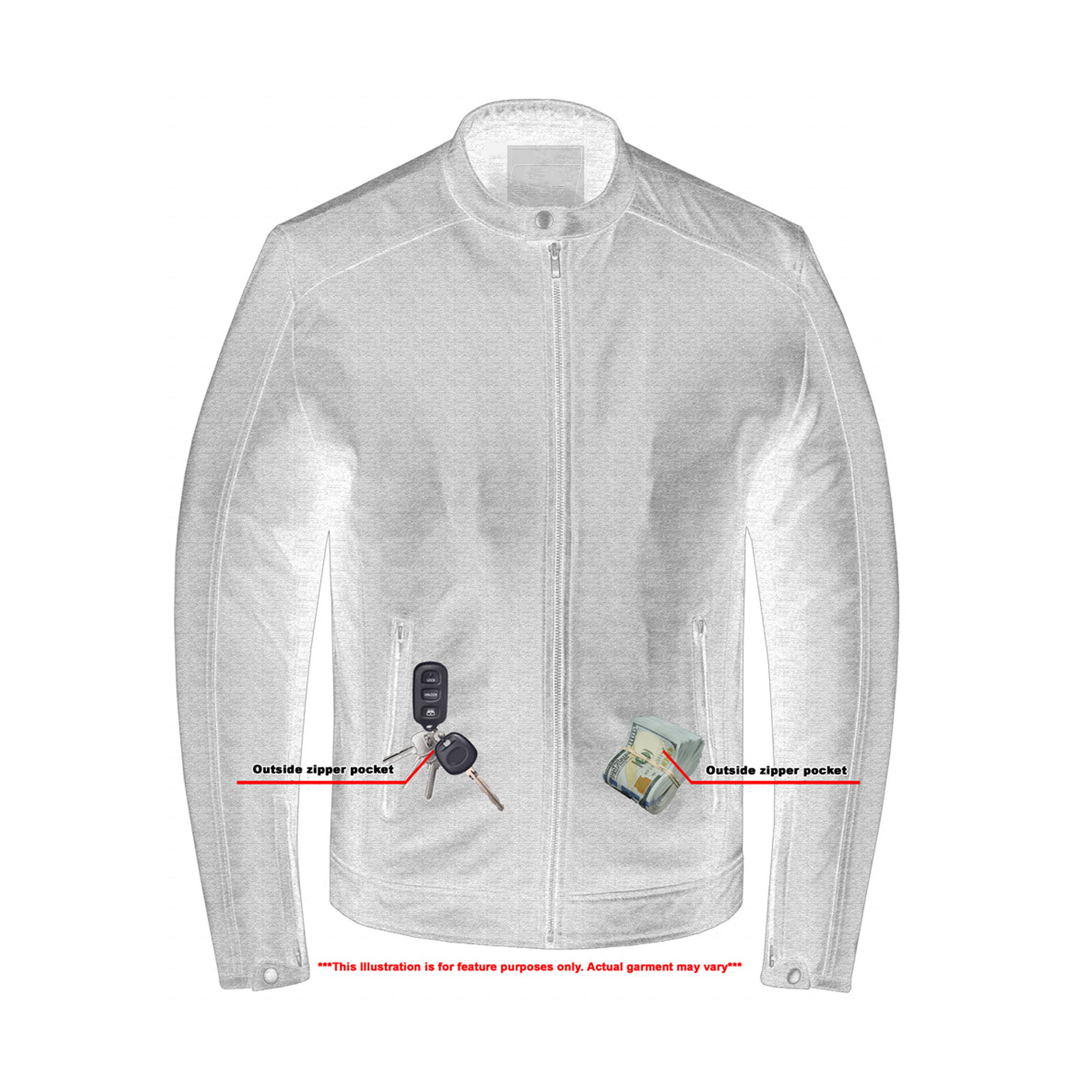 Linthor Men's Leather Fashion Jacket