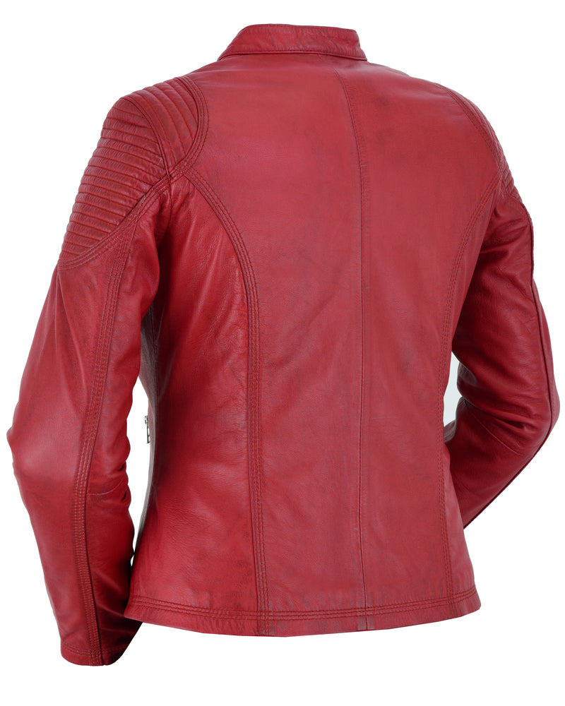 Wild Inferno - Women's Leather Jacket-Womens Leather Motorcycle Jackets-Daniel Smart Mfg - Retail
