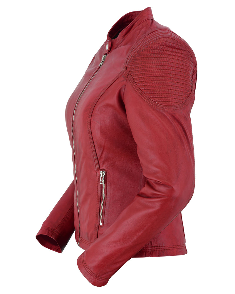 Wild Inferno - Women's Leather Jacket-Womens Leather Motorcycle Jackets-Daniel Smart Mfg - Retail
